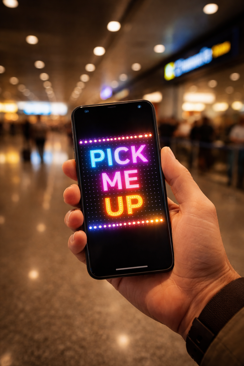 Airport LED banner